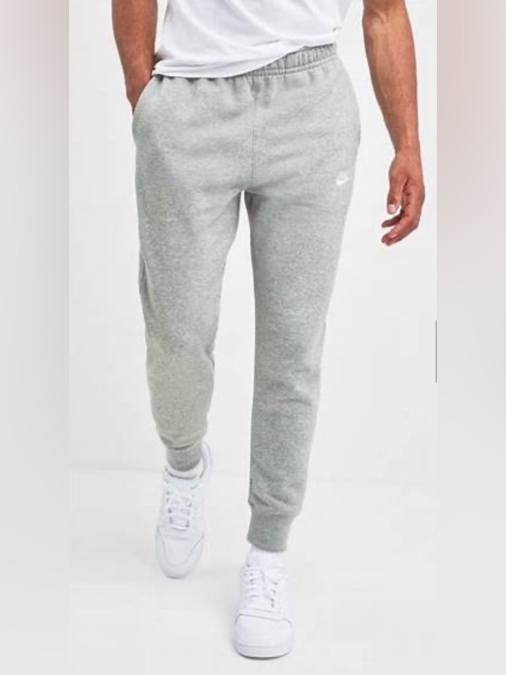 Nike SW Men’s Sz L Gray Heather Club Fleece Joggers